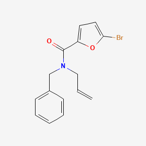 molecular formula C15H14BrNO2 B14236697 N-Benzyl-5-bromo-N-(prop-2-en-1-yl)furan-2-carboxamide CAS No. 583052-92-0