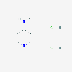molecular formula C7H18Cl2N2 B1423672 1-Methyl-4-methylaminopiperidine dihydrochloride CAS No. 99709-59-8