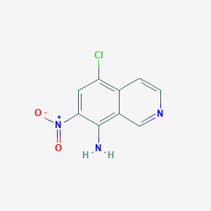 5-Chloro-7-nitroisoquinolin-8-amine