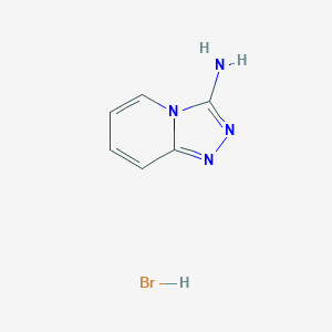 molecular formula C6H7BrN4 B1423675 [1,2,4]Triazolo[4,3-a]pyridin-3-amine hydrobromide CAS No. 5595-14-2