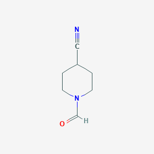 molecular formula C7H10N2O B1423679 4-Cyano-1-formyl-piperidine CAS No. 1176419-76-3