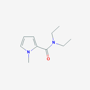 molecular formula C10H16N2O B14236791 N,N-Diethyl-1-methyl-1H-pyrrole-2-carboxamide CAS No. 329351-86-2