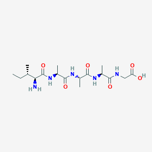 molecular formula C17H31N5O6 B14236859 L-Isoleucyl-L-alanyl-L-alanyl-L-alanylglycine CAS No. 222635-60-1