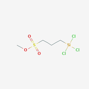 molecular formula C4H9Cl3O3SSi B14236960 Methyl 3-(trichlorosilyl)propane-1-sulfonate CAS No. 397330-77-7