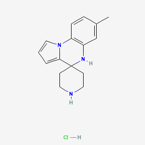 7-Methyl-4,5-dihydrospiro[pyrrolo(1,2-a)-quinoxaline-4,4'-piperidine] hydrochloride