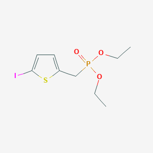 molecular formula C9H14IO3PS B14236993 Diethyl [(5-iodothiophen-2-yl)methyl]phosphonate CAS No. 499999-87-0