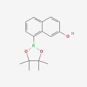 2-Hydroxy-8-(4,4,5,5-tetramethyl-1,3,2-dioxaborolan-2-yl)naphthalene