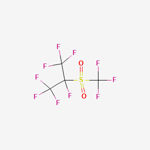 molecular formula C4F10O2S B14237018 Trifluoromethyl[1,2,2,2-tetrafluoro-1-(trifluoromethyl)ethyl] sulfone CAS No. 207129-45-1