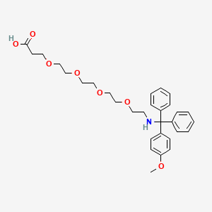 molecular formula C31H39NO7 B1423702 Methoxytrityl-N-PEG4-acid CAS No. 1263047-37-5