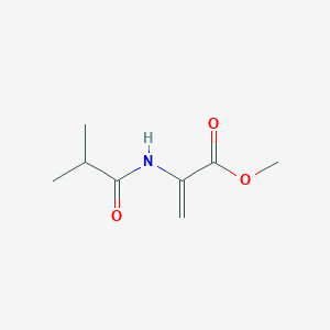 molecular formula C8H13NO3 B14237025 Methyl 2-(2-methylpropanamido)prop-2-enoate CAS No. 415894-79-0