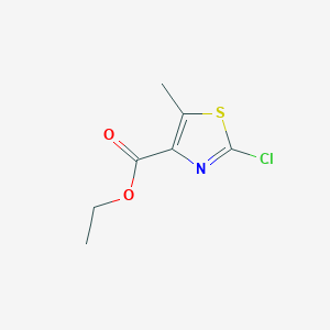 molecular formula C7H8ClNO2S B1423704 Ethyl 2-chloro-5-methylthiazole-4-carboxylate CAS No. 907545-27-1