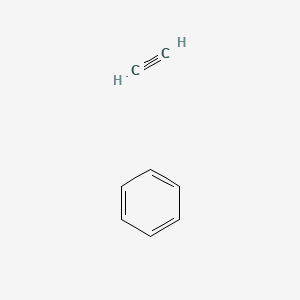molecular formula C8H8 B14237086 Acetylene--benzene (1/1) CAS No. 264146-43-2