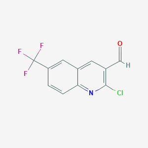2-Chloro-6-(trifluoromethyl)quinoline-3-carbaldehyde