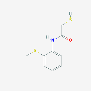 molecular formula C9H11NOS2 B14237133 N-[2-(Methylsulfanyl)phenyl]-2-sulfanylacetamide CAS No. 221051-00-9