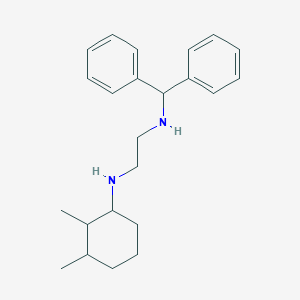 molecular formula C23H32N2 B14237139 N'-benzhydryl-N-(2,3-dimethylcyclohexyl)ethane-1,2-diamine CAS No. 627522-98-9