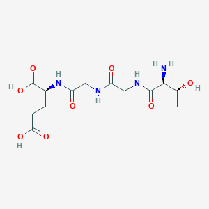 molecular formula C13H22N4O8 B14237158 L-Glutamic acid, L-threonylglycylglycyl- CAS No. 403700-52-7