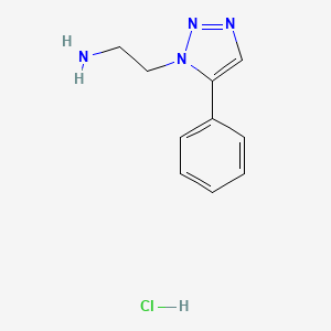 2-(5-Phenyl-[1,2,3]triazol-1-YL)-ethylamine hydrochloride