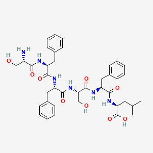 molecular formula C39H50N6O9 B14237186 L-Leucine, L-seryl-L-phenylalanyl-L-phenylalanyl-L-seryl-L-phenylalanyl- CAS No. 574749-90-9
