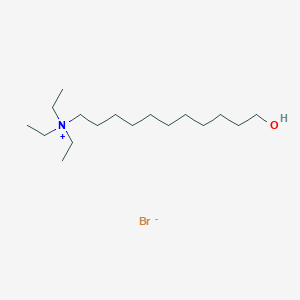 molecular formula C17H38BrNO B14237196 N,N,N-Triethyl-11-hydroxyundecan-1-aminium bromide CAS No. 500689-57-6