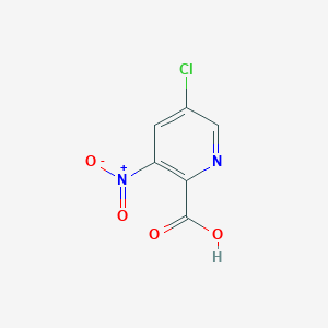 molecular formula C6H3ClN2O4 B1423722 5-氯-3-硝基吡啶-2-羧酸 CAS No. 899423-94-0