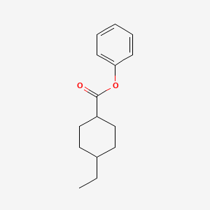 molecular formula C15H20O2 B1423723 Phenyl 4-ethylcyclohexanecarboxylate CAS No. 91988-52-2