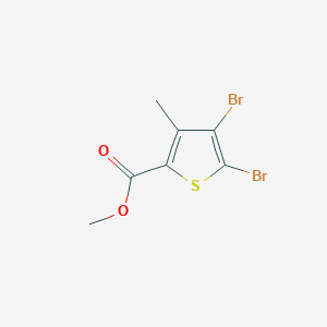 molecular formula C7H6Br2O2S B1423726 Methyl 4,5-dibromo-3-methylthiophene-2-carboxylate CAS No. 648412-53-7