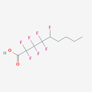 molecular formula C9H11F7O2 B14237267 2,2,3,3,4,4,5-Heptafluorononanoic acid CAS No. 498543-97-8