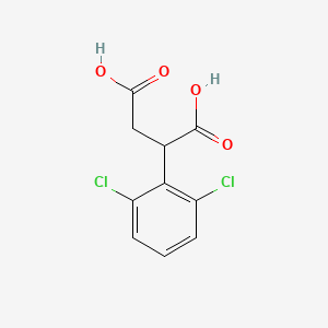 molecular formula C10H8Cl2O4 B1423727 2-(2,6-二氯苯基)琥珀酸 CAS No. 42474-07-7