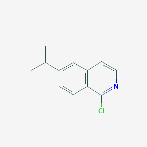 molecular formula C12H12ClN B1423738 1-氯-6-异丙基异喹啉 CAS No. 630422-59-2