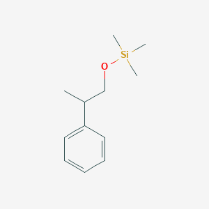 molecular formula C12H20OSi B14237413 Trimethyl(2-phenylpropoxy)silane CAS No. 624286-52-8