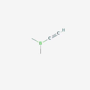 molecular formula C4H7B B14237449 Borane, ethynyldimethyl- CAS No. 478015-55-3