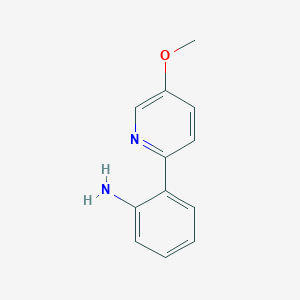 molecular formula C12H12N2O B1423745 2-(5-Methoxypyridin-2-YL)aniline CAS No. 885280-91-1