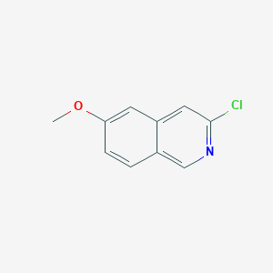 molecular formula C10H8ClNO B1423746 3-Chloro-6-methoxyisoquinoline CAS No. 82117-20-2