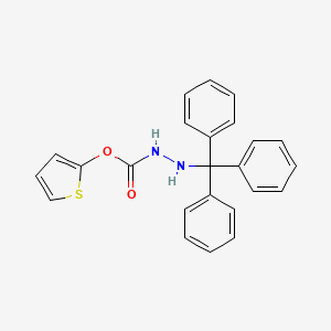 molecular formula C24H20N2O2S B14237470 Thiophen-2-yl 2-(triphenylmethyl)hydrazine-1-carboxylate CAS No. 313989-84-3