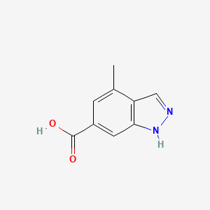 molecular formula C9H8N2O2 B1423748 4-Methyl-1H-indazole-6-carboxylic acid CAS No. 1263378-95-5