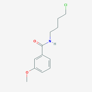 molecular formula C12H16ClNO2 B14237519 N-(4-Chlorobutyl)-3-methoxybenzamide CAS No. 502705-72-8