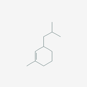 molecular formula C11H20 B14237564 1-Methyl-3-(2-methylpropyl)cyclohex-1-ene CAS No. 399566-02-0