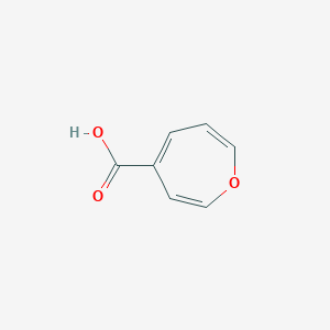 molecular formula C7H6O3 B14237587 4-Oxepincarboxylic acid CAS No. 500887-58-1