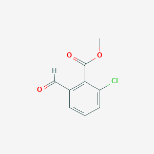 molecular formula C9H7ClO3 B1423759 2-氯-6-甲酰基苯甲酸甲酯 CAS No. 1086391-95-8