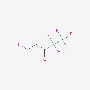 molecular formula C5H4F6O B14237624 1,1,1,2,2,5-Hexafluoropentan-3-one CAS No. 370862-40-1
