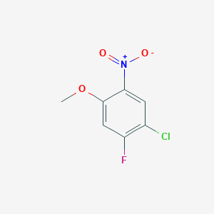 1-Chloro-2-fluoro-4-methoxy-5-nitrobenzene