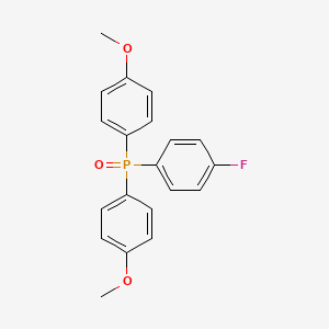 molecular formula C20H18FO3P B14237645 (4-Fluorophenyl)bis(4-methoxyphenyl)oxo-lambda~5~-phosphane CAS No. 302595-04-6
