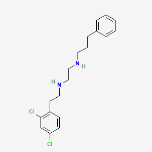 molecular formula C19H24Cl2N2 B14237652 N'-[2-(2,4-dichlorophenyl)ethyl]-N-(3-phenylpropyl)ethane-1,2-diamine CAS No. 627521-35-1