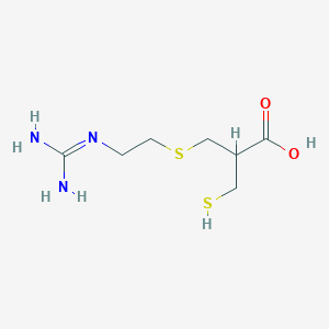 molecular formula C7H15N3O2S2 B142377 Mergetpa CAS No. 77102-28-4