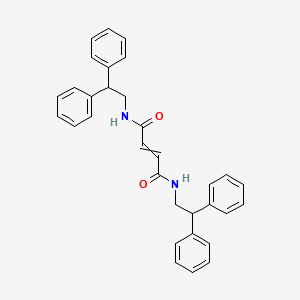 molecular formula C32H30N2O2 B14237712 N~1~,N~4~-Bis(2,2-diphenylethyl)but-2-enediamide CAS No. 400713-63-5