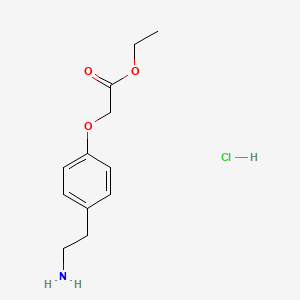 Ethyl 2-[4-(2-aminoethyl)phenoxy]acetate hydrochloride