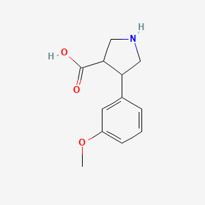 4-(3-Methoxyphenyl)pyrrolidine-3-carboxylic acid