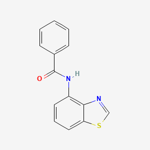 molecular formula C14H10N2OS B14237790 N-(1,3-benzothiazol-4-yl)benzamide CAS No. 408315-48-0