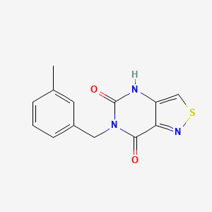 6-(3-methylbenzyl)[1,2]thiazolo[4,3-d]pyrimidine-5,7(4H,6H)-dione