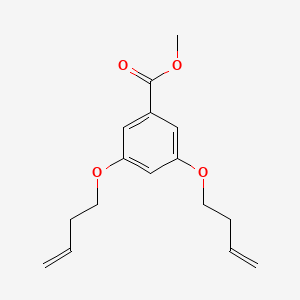 molecular formula C16H20O4 B14237896 Methyl 3,5-bis[(but-3-en-1-yl)oxy]benzoate CAS No. 221208-74-8